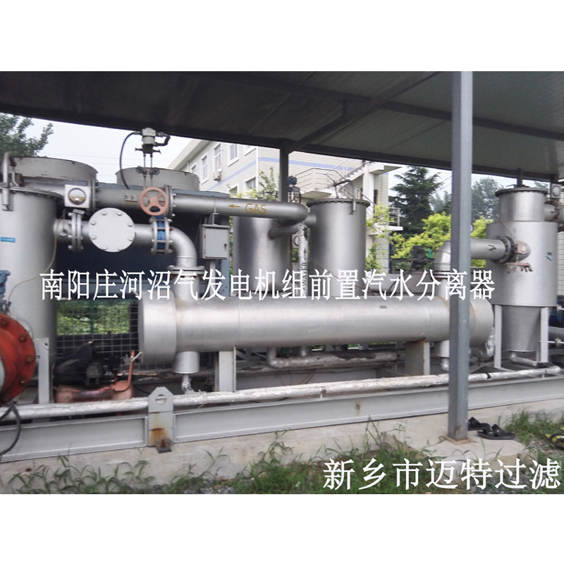 河南南陽垃圾沼氣發電廠燃燒機前氣體處理模塊，